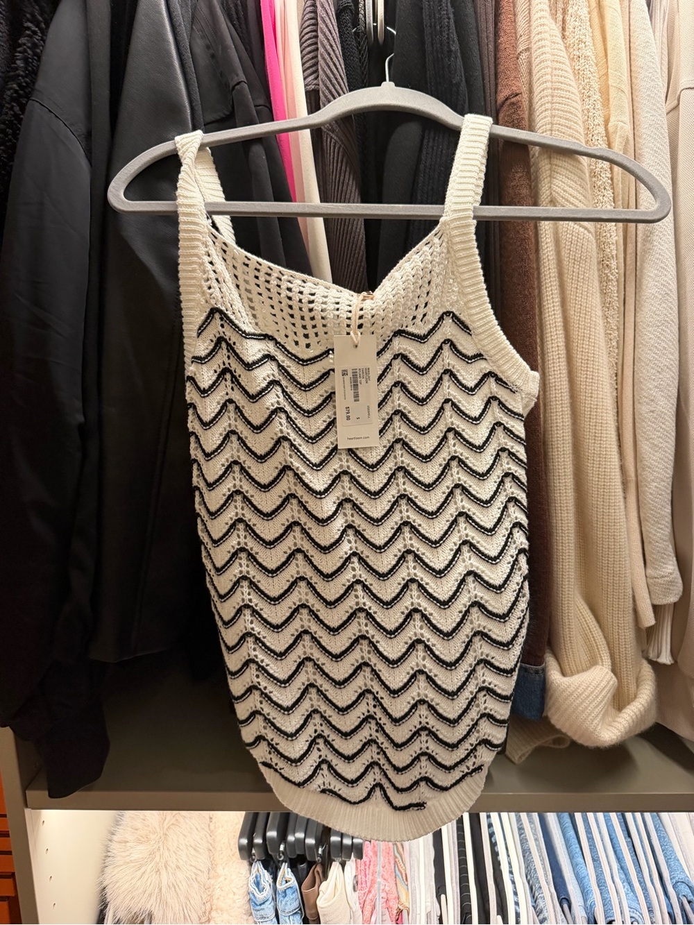 Heartloom Chevron Knit Tank Top - Women's Sleeveless